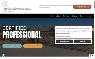 Mountain State Metal Works website