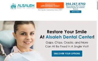 AlSaleh Dental Center - Martinsburg Dentist website