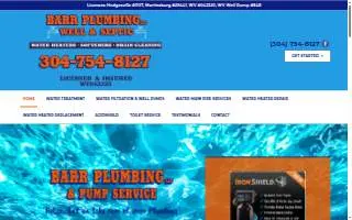 Barr Plumbing LLC & Pump Service website