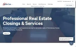 Catrow Law website