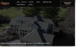 Crafted Exterior Services website