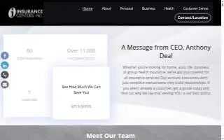 Insurance Centers Inc. website
