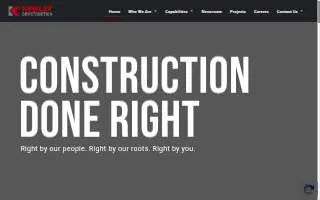 Kinsley Construction Inc website