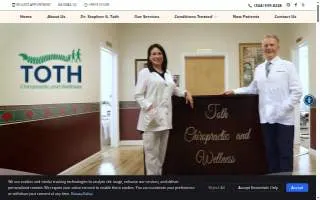 Toth Chiropractic and Wellness website