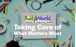 Kidzworld Learning Center of Parkersburg website