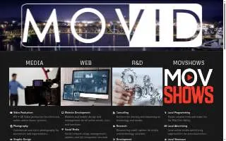 MOVID Studios website