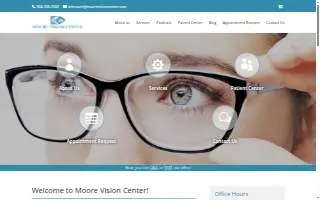 Moore Vision Center of South Charleston website