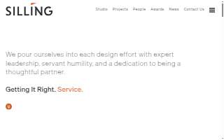 Silling Architects website