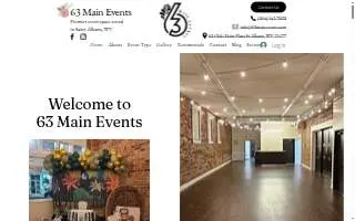 63 Main Events website