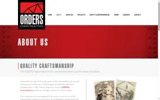 Construction Co website