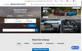 Moses Chevrolet website