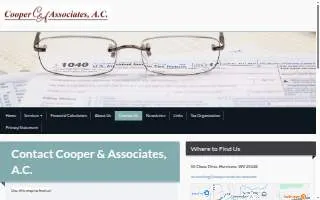Cooper & Associates AC website