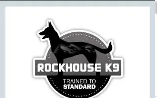 Rockhouse K9 LLC website