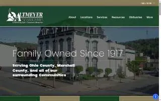 Altmeyer Funeral Homes & Crematory website