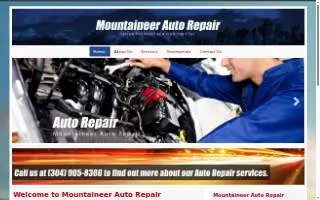 Mountaineer Auto Repair website