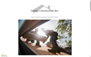 Savage Construction Co. website