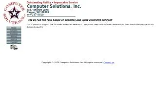 Computer Solutions Inc. website