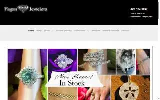 Fagan Diamond Jewelers website