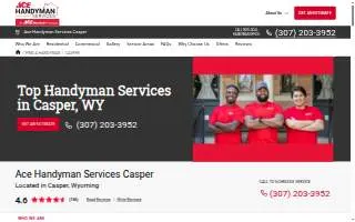Handyman Services of Casper website