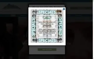 Mountain View Optometric website