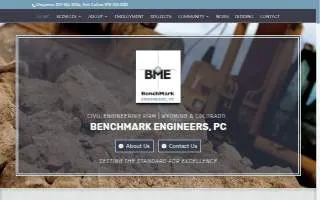BenchMark Engineers, P.C. website