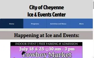 City of Cheyenne Ice and Events Center website
