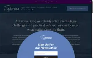 Lubnau Law website