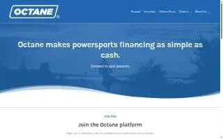 Octane Garage LLC website