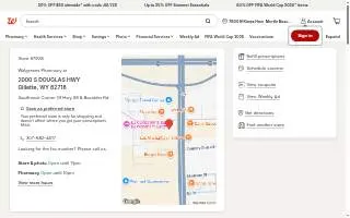 Walgreens of Gillette website