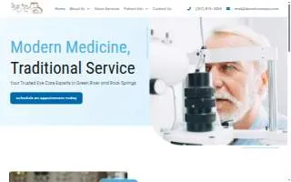 Desert View Eye Care website