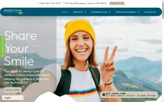 Dental Care of Jackson Hole website