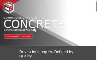 CCS Concrete website