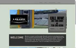Laramie Land Surveying website