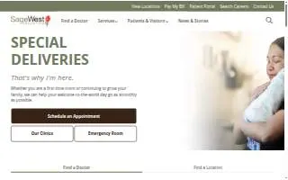 SageWest Health Care - Riverton Campus website