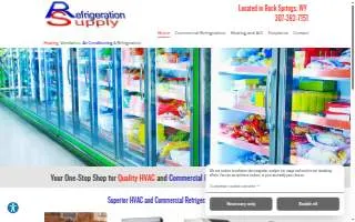 R S Refrigeration Supply website