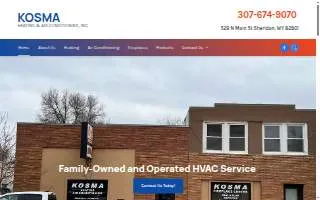 Kosma Heating & Air Conditioning, INC website