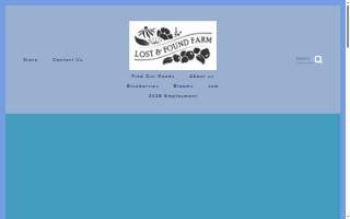 Lost and Found Farm website