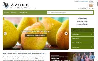 Azure Farms, Inc. DBA Azure Standard, Sweet Creek Foods, Missy J's website
