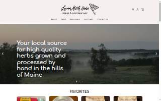 Luna Moth Herbs website