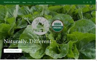 Maidstone Organic LLC dba Maidstone Harvest website