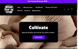 Maine Cap N' Stem website
