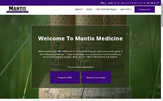 Mantis Medicinals website