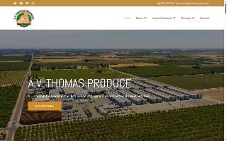 Manuel E. Vieira Inc. DBA A.V. Thomas Produce website