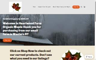 Marc A. Bliss DBA Heartwood Farm website