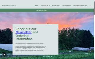 Martenette Farms LLC website