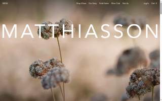 Matthiasson Family Vineyards website
