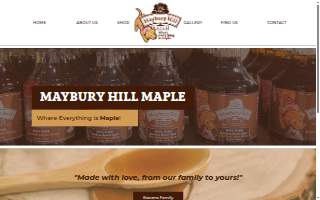Maybury Hill Maple website