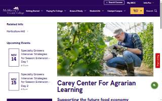 McHenry County College Student Farm website