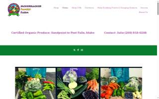 McKerracher Family Farm, LLC website