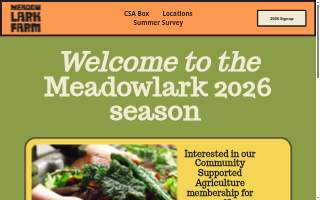 Meadowlark Farm LLC website